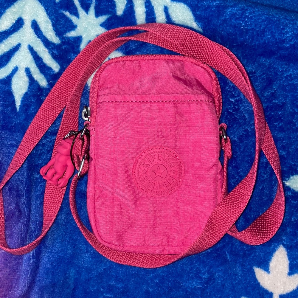 Kipling Women's Tally Minibag, Lightweight Crossbody Mini, Nylon Phone Bag Pink